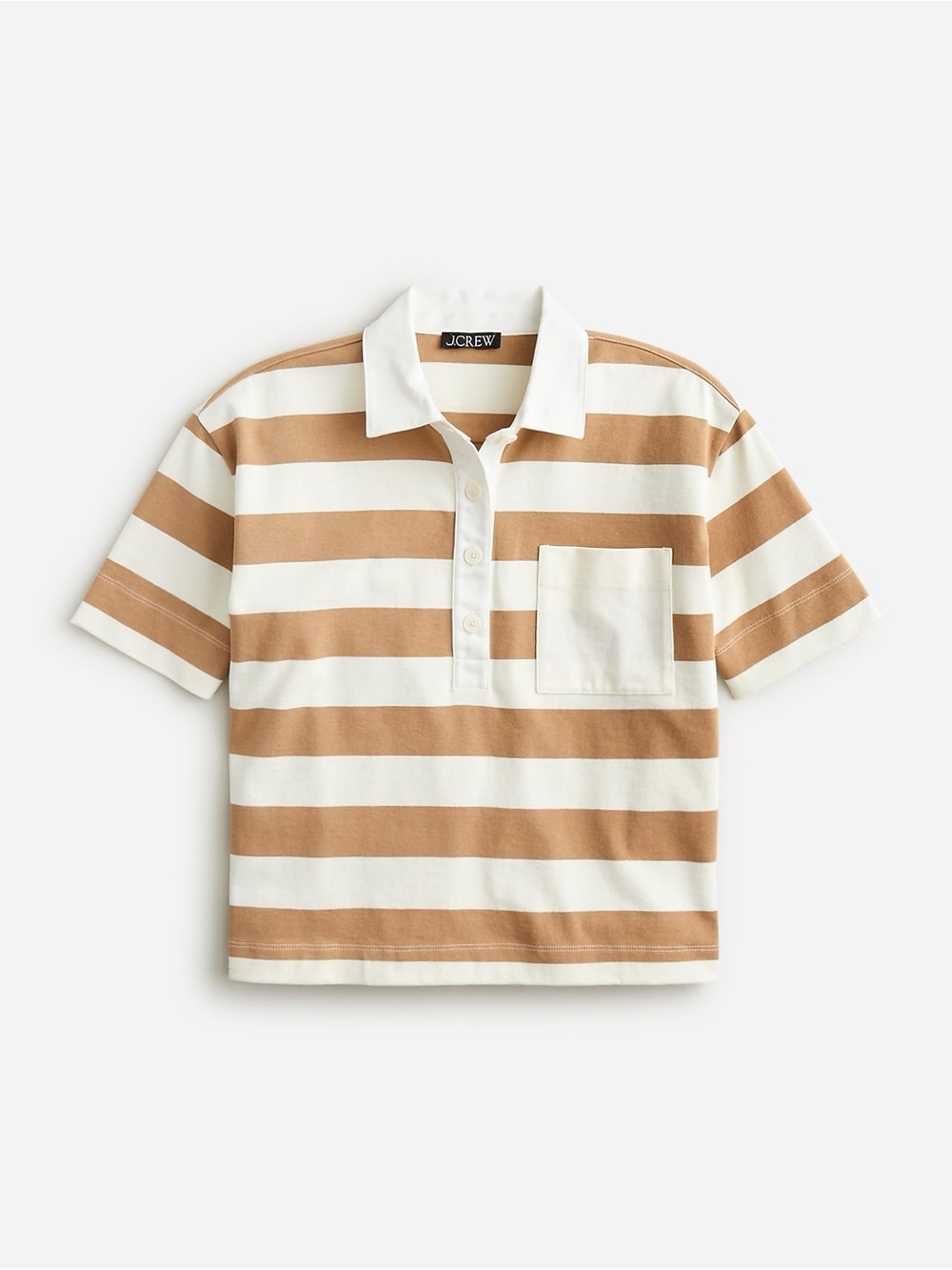 J.Crew Polo T-shirt in Stripe Mariner Cotton
